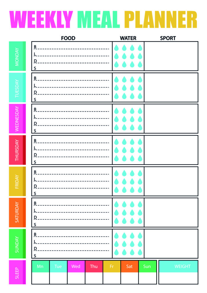 weekly meal planner